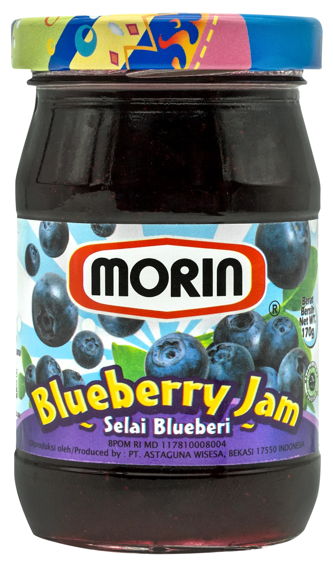 Blueberry Jam 170 gr