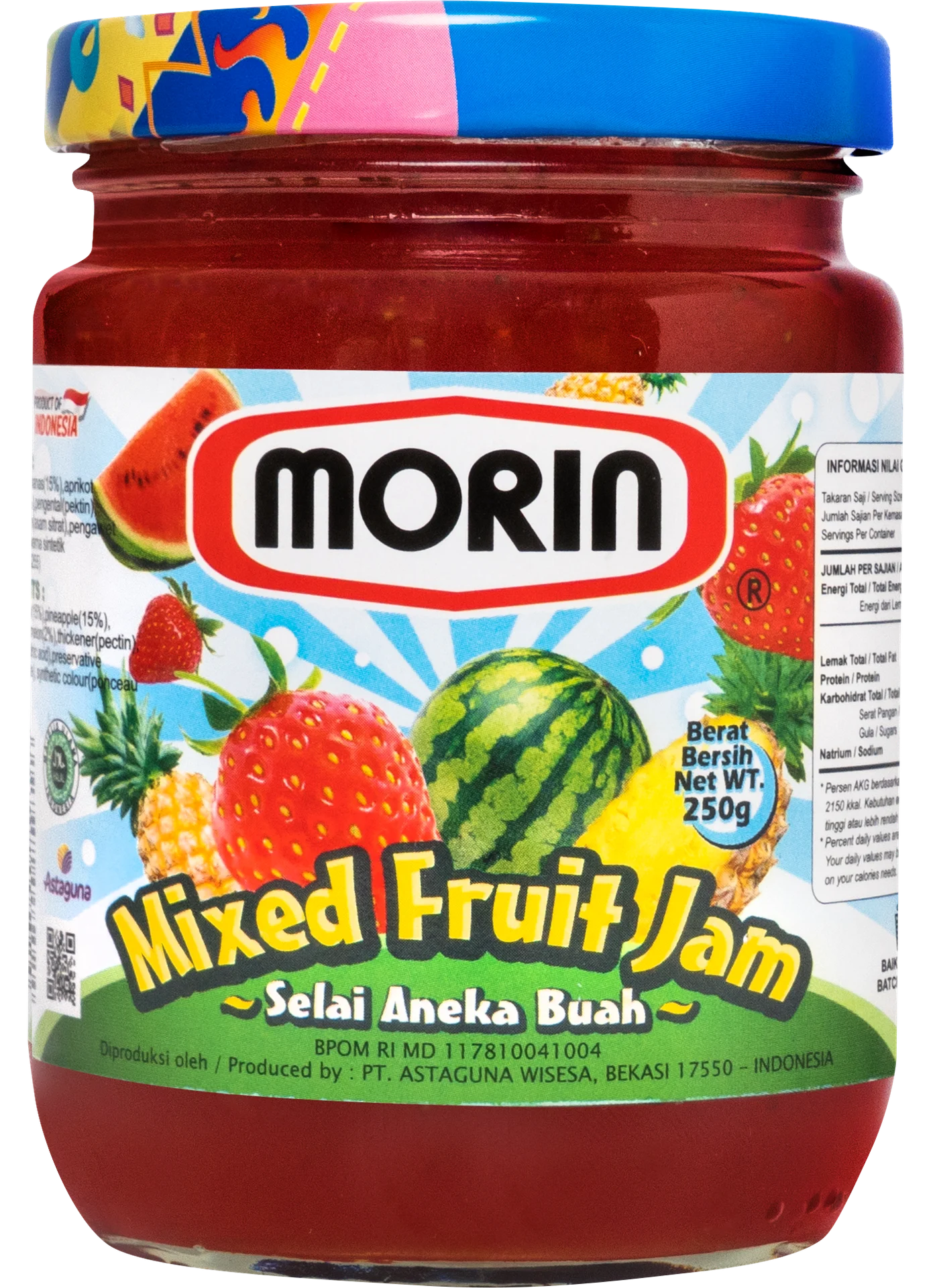 Mixed Fruit Jam 250 gr
